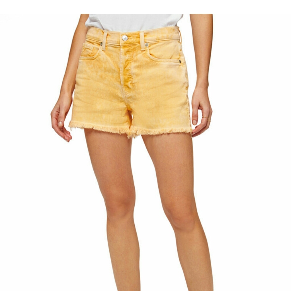 -NWT- 7FAM Monroe Button Fly Cutoff Shorts 24